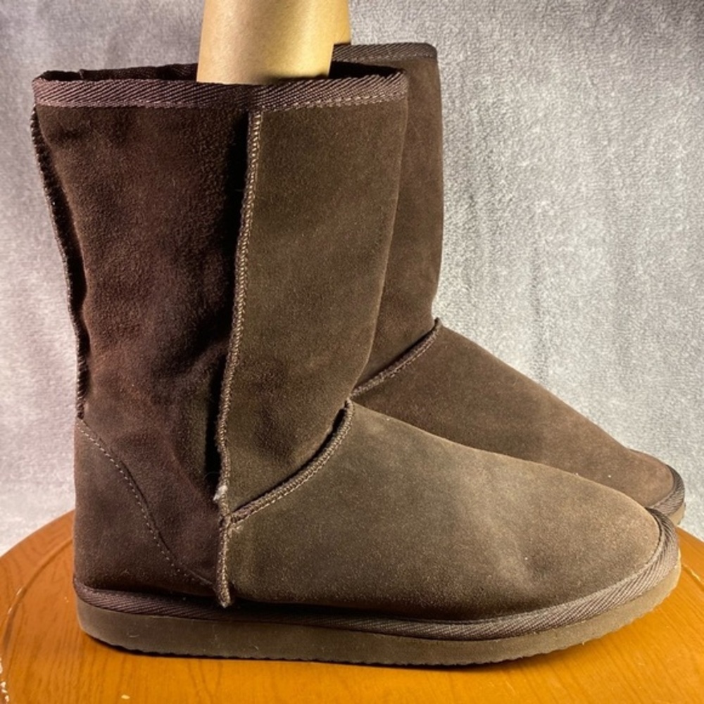 Arizona Leather Uppers Faux Fur Lining Boots Women’s‎ Size 10M Brown Warm